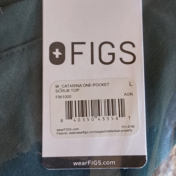 FIGS Forest Green Catarina (L) - Picture 5 of 8